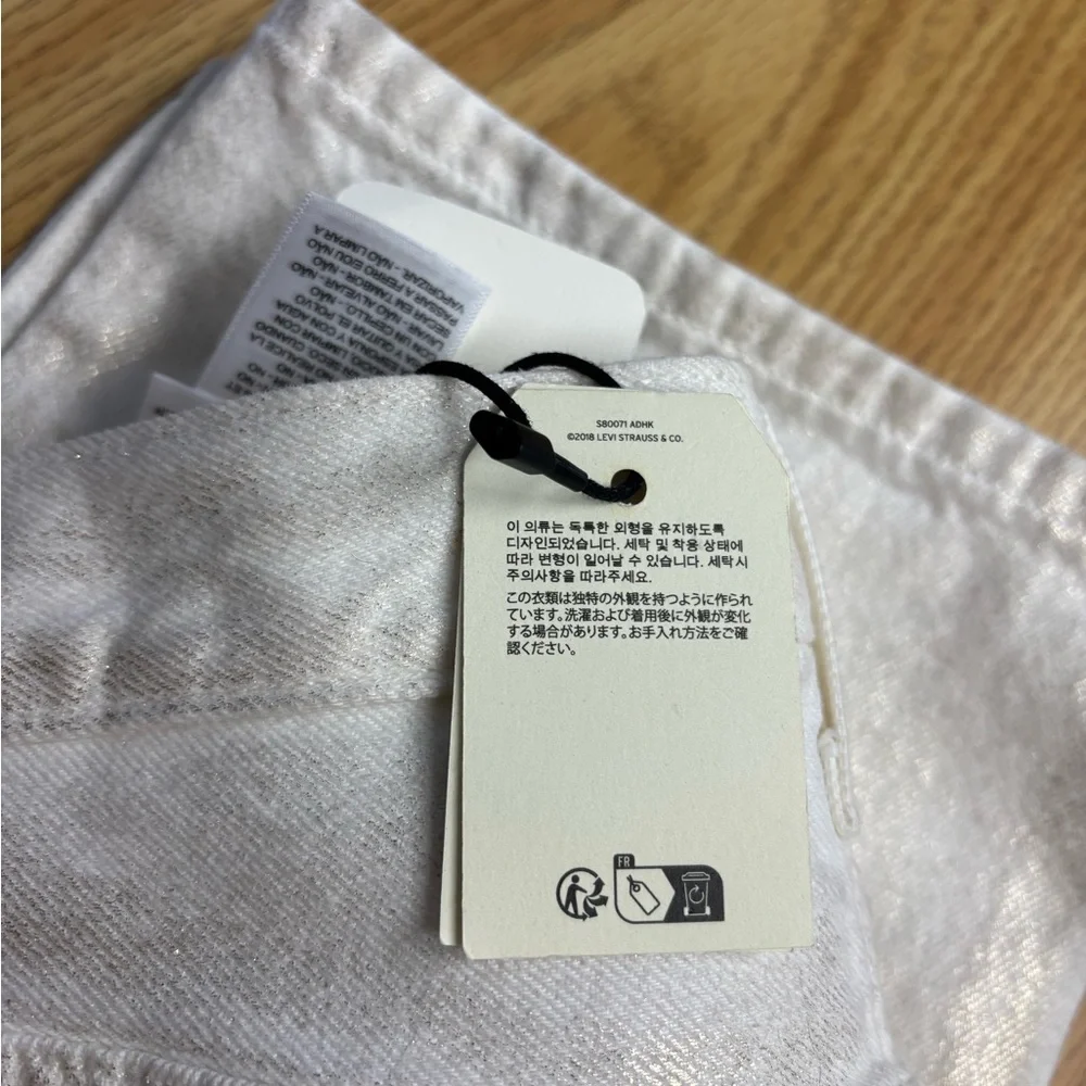 NWT Levi's 501 Coated Jeans Straight Leg 30/32 - Picture 10 of 14